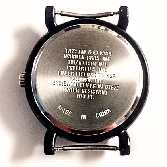 VTG 1994 Looney Tunes “TAZ" / INDY COLTS Watch / Football Second Hand ~ Works! - Picture 5 of 6